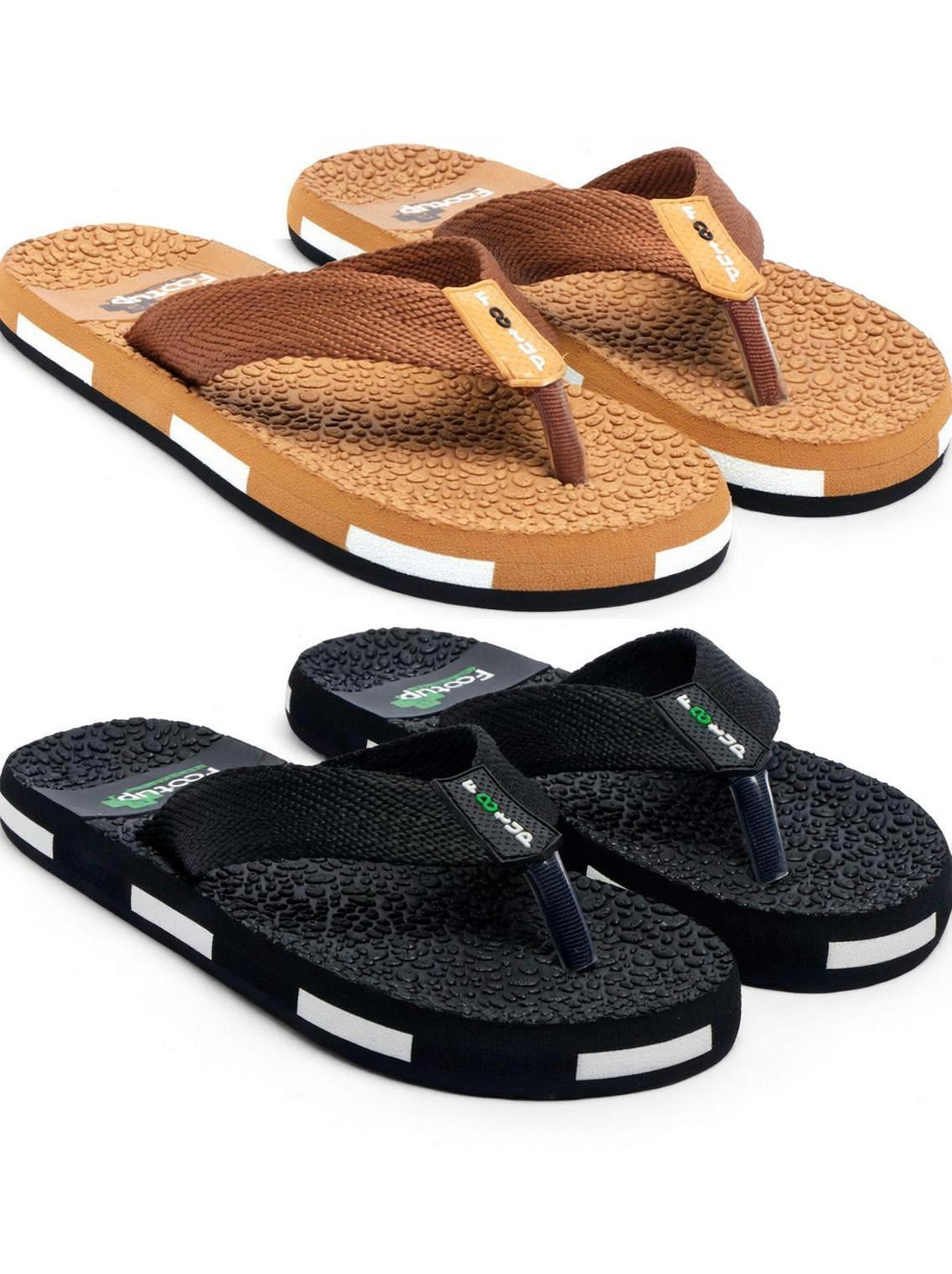 Image of EVOK Men Slippers (Grey , 10)