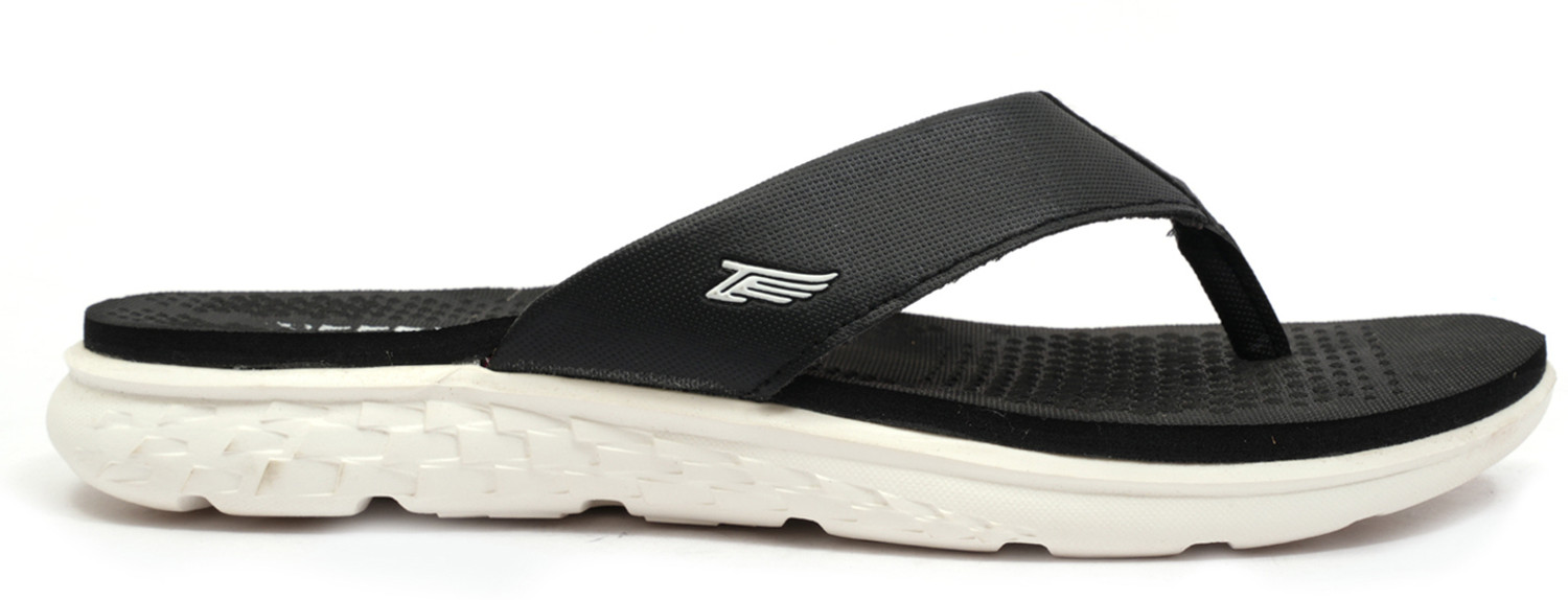 Image of ZIPPERS Men Flip Flops (Black , 10)