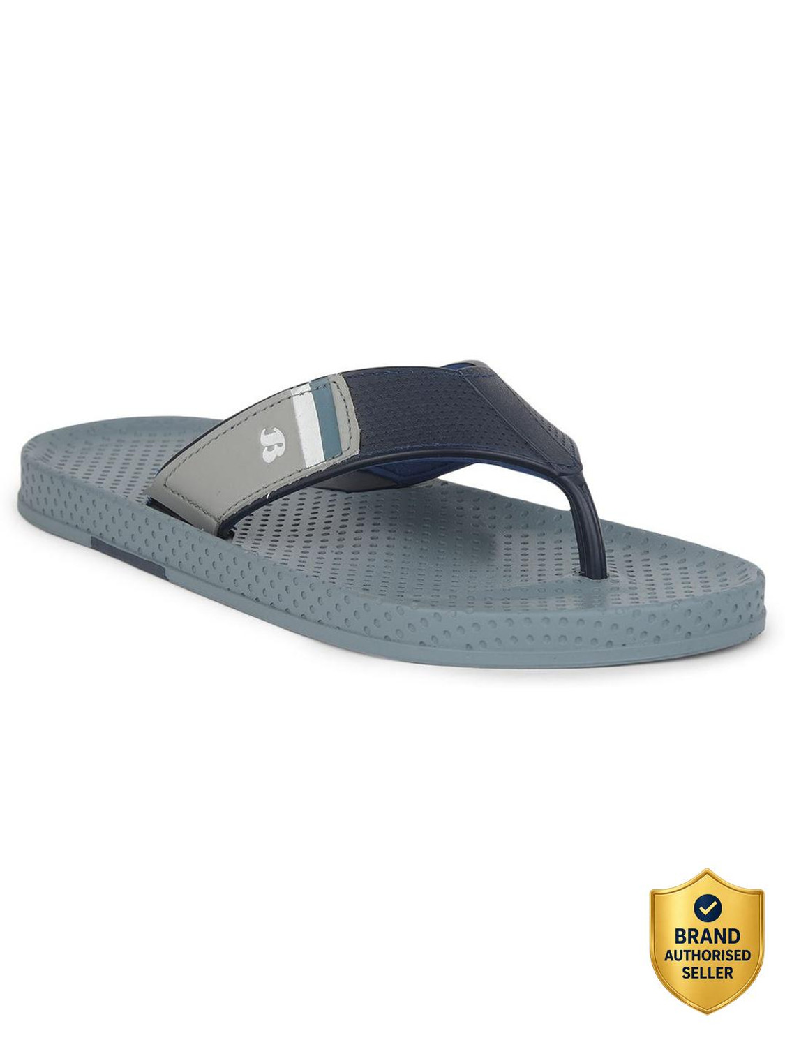 Image of Bata Men Flip Flops (Brown , 7)