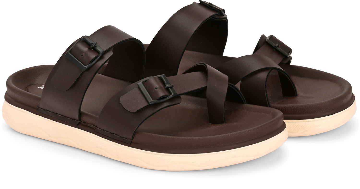 Image of OWN PASKO Men Flip Flops (Brown , 8)