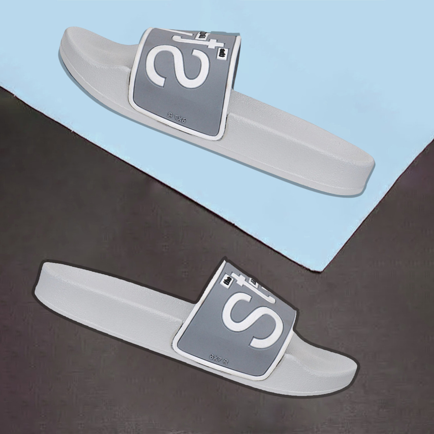Image of Blue Chief Men Slides (Red , 7)
