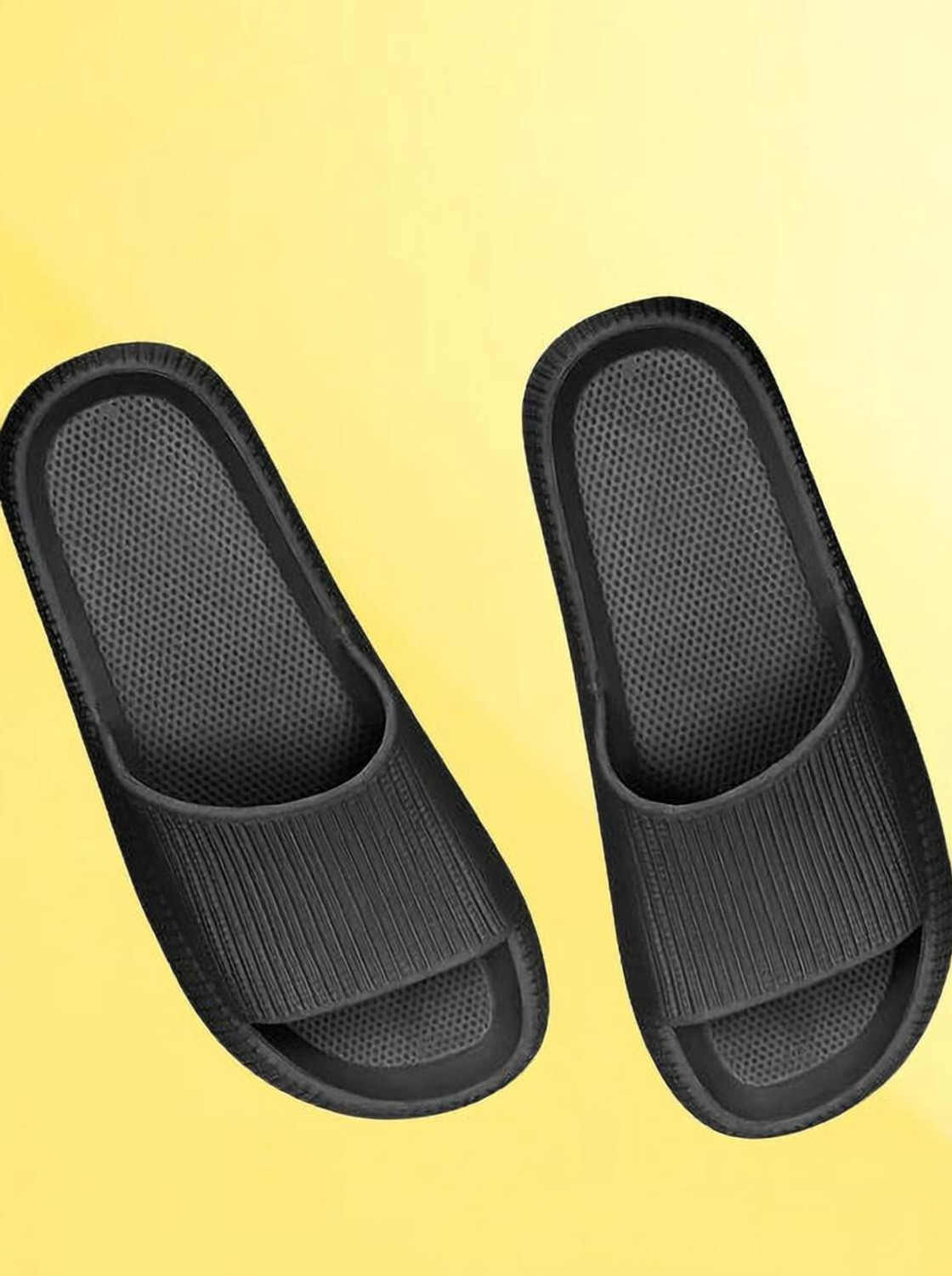 Image of Dee Rook Men Slides (Black , 10)