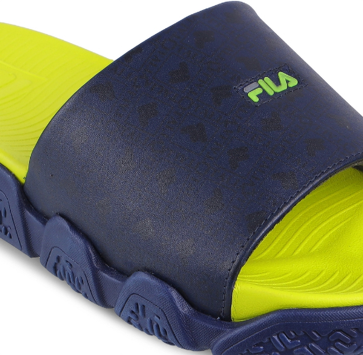 Image of FILA Men Slides (Navy , 8)