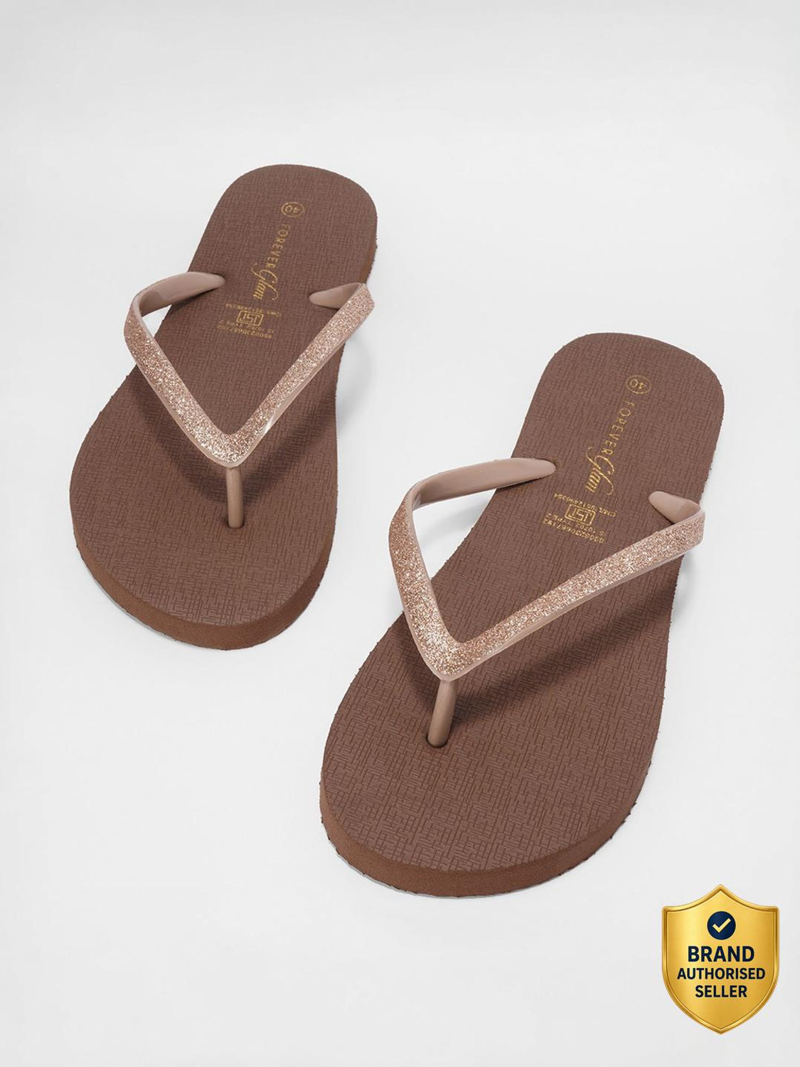 Image of Relaxo Women Flip Flops (Green , 7)