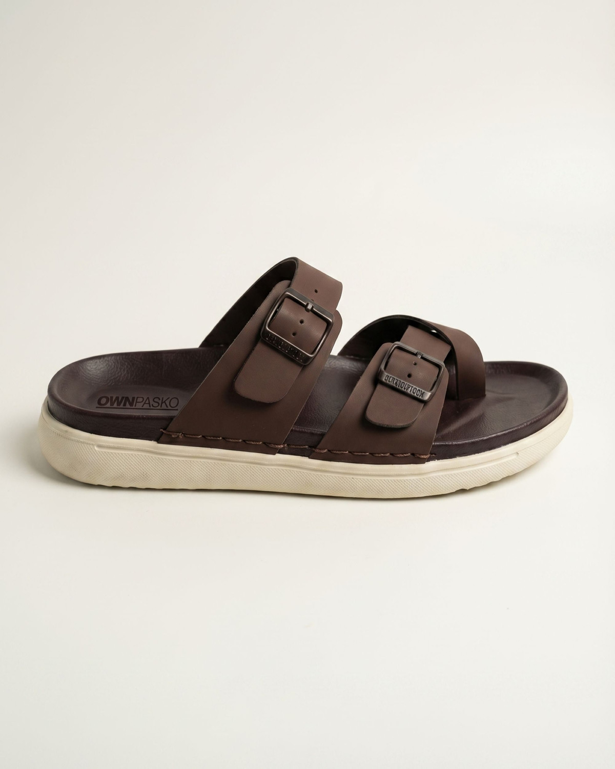 Image of OWN PASKO Men Flip Flops (Brown , 8)