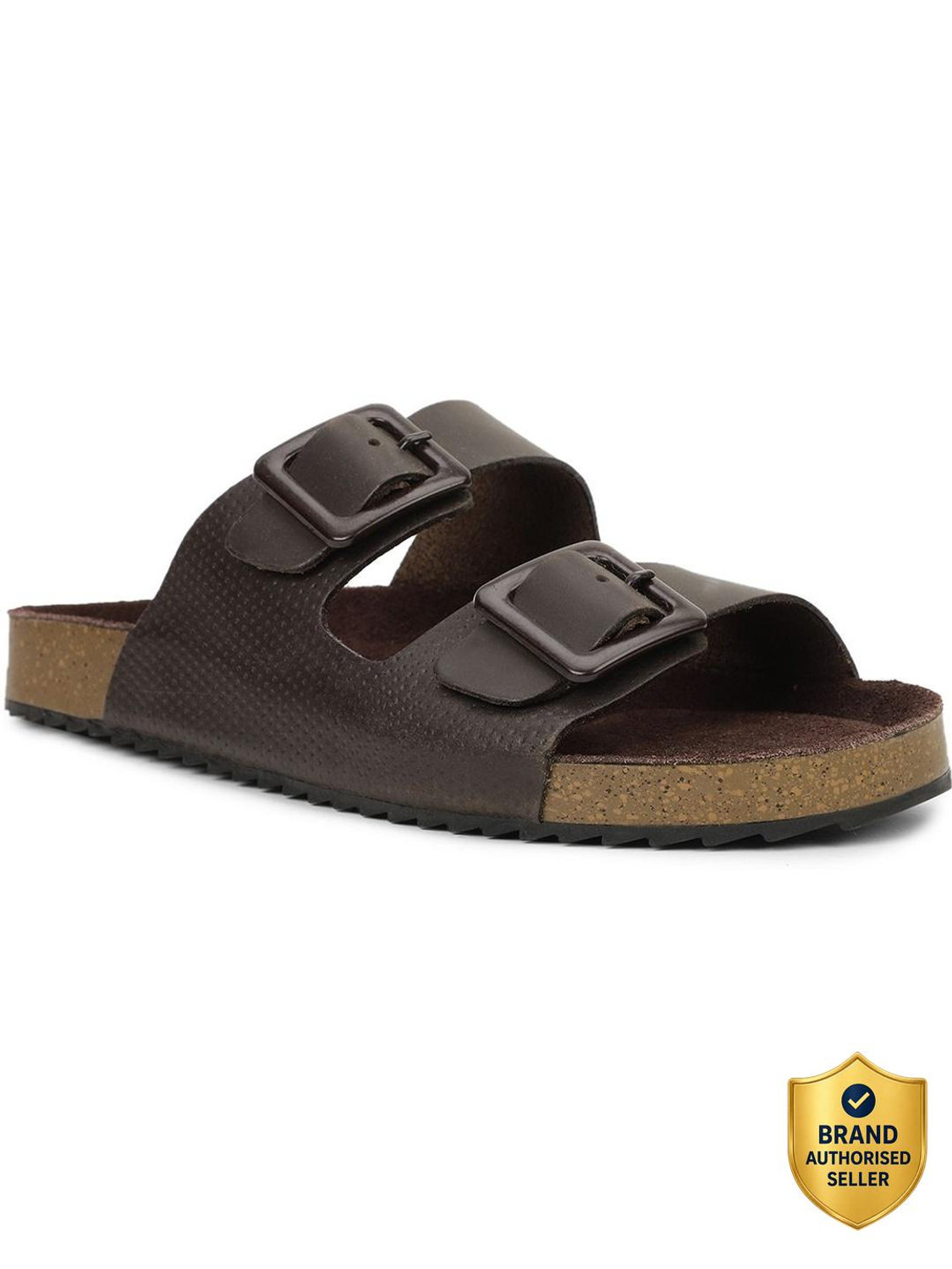 Image of Bata Men Slippers (Brown , 5)