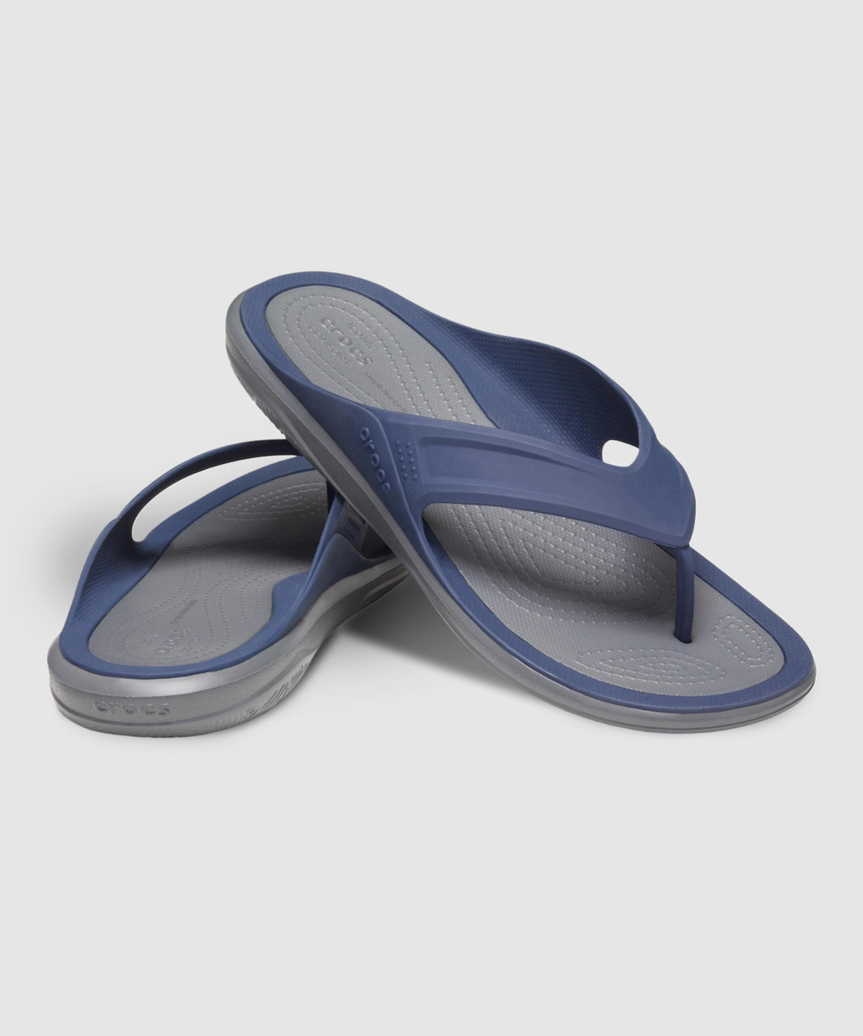 Image of CROCS Men's Swiftwater Wave Men Flip Flops (Blue , 12 UK /India)