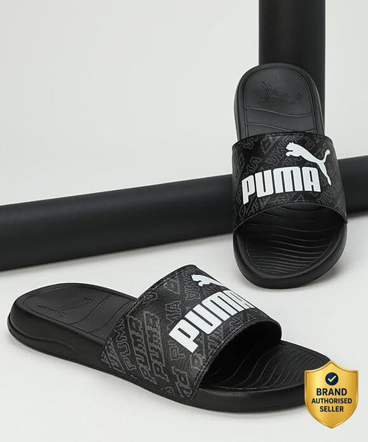 Image of Puma Pro Silde Men Slides (Black , 8)