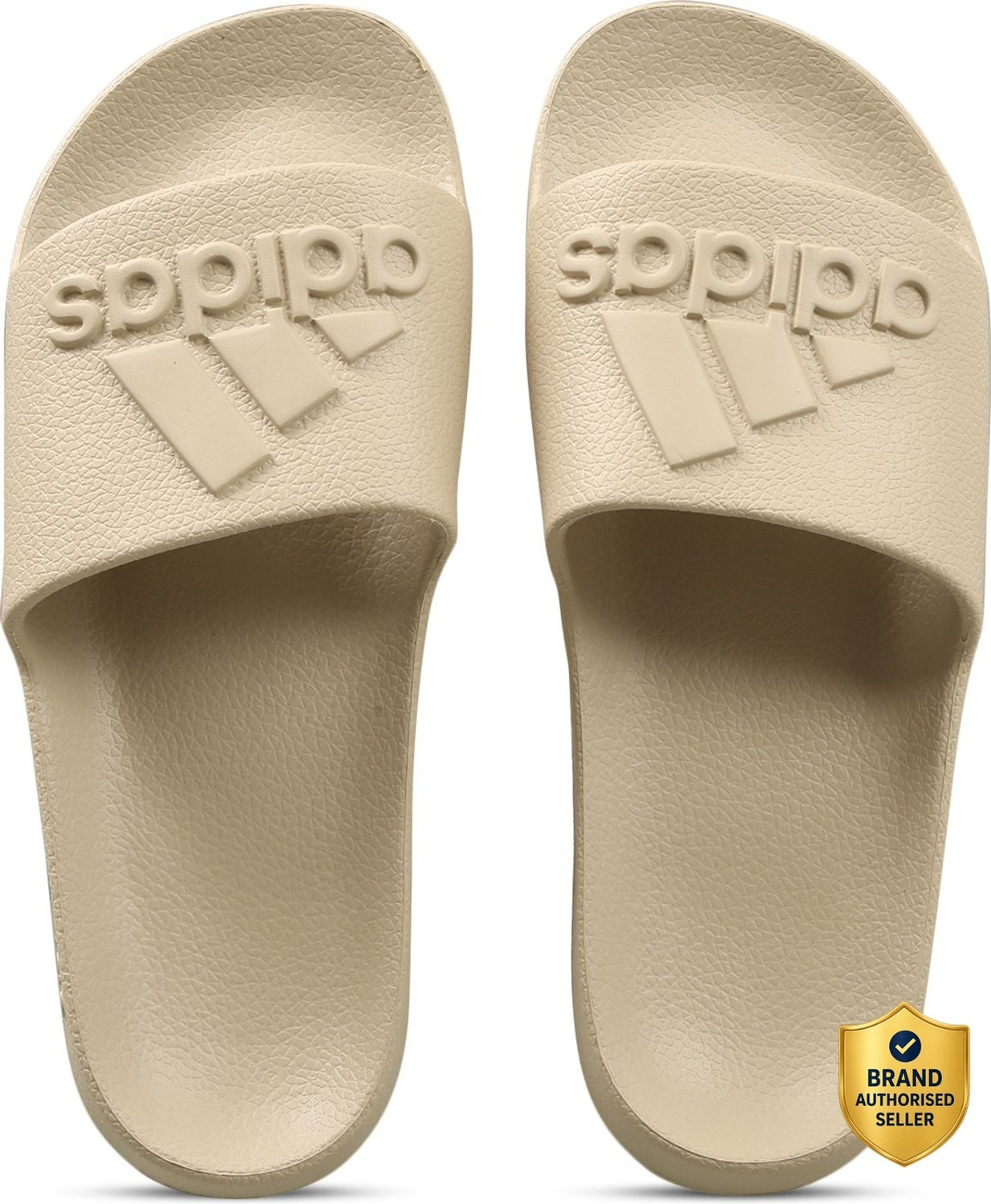 adidas Adilette Aqua Unisex Slides Beige Size 9 - Image 1