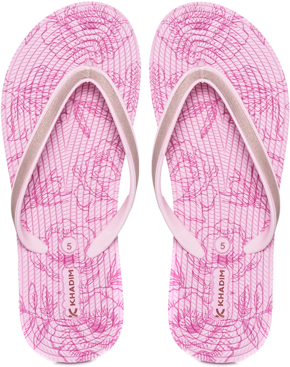 Image of HELEEY Women Slides (Beige , 5)