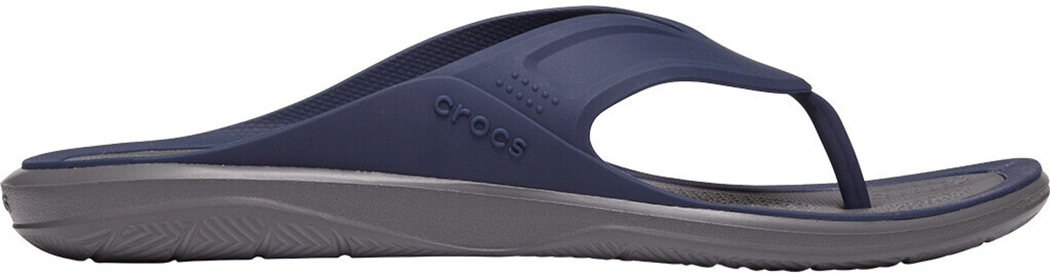 Image of CROCS Men's Swiftwater Wave Men Flip Flops (Blue , 12 UK /India)