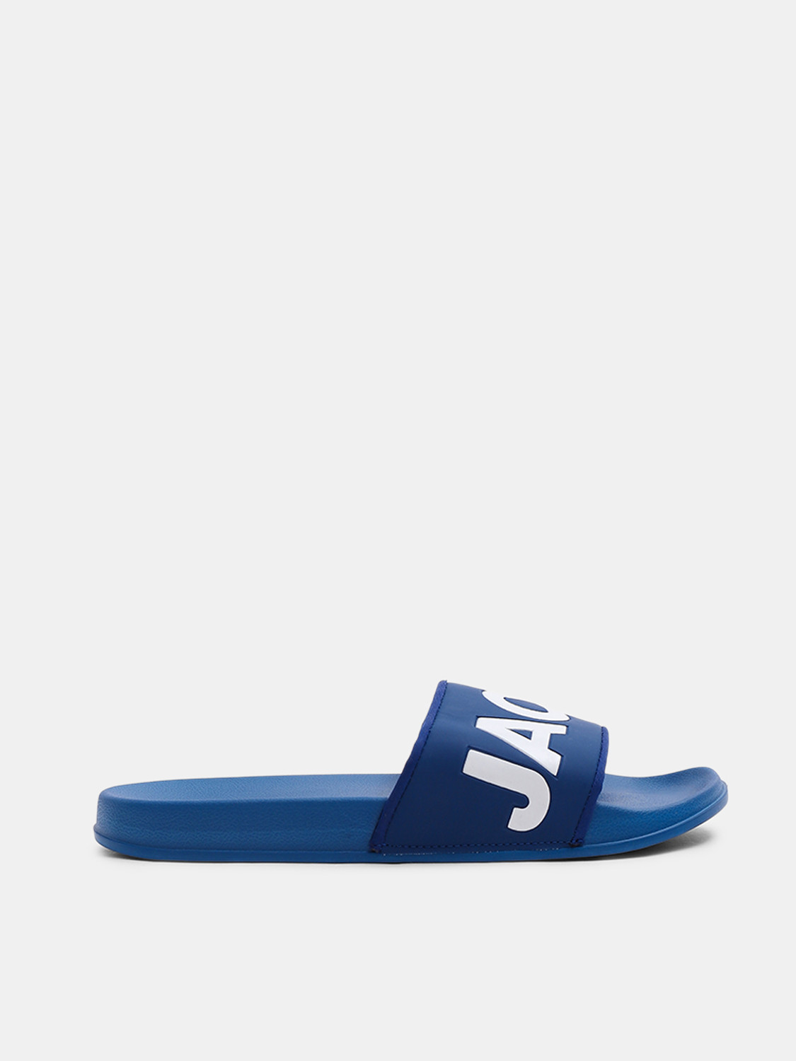 Image of JACK & JONES Men Slides (Blue , 10)