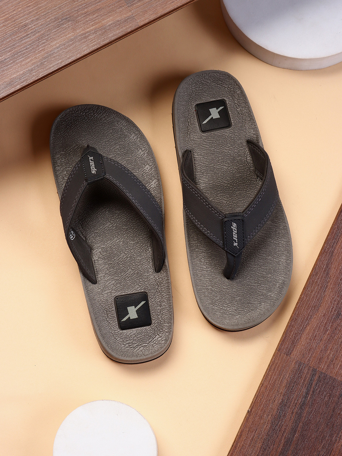 Sparx Men Gray Slippers - Image 6