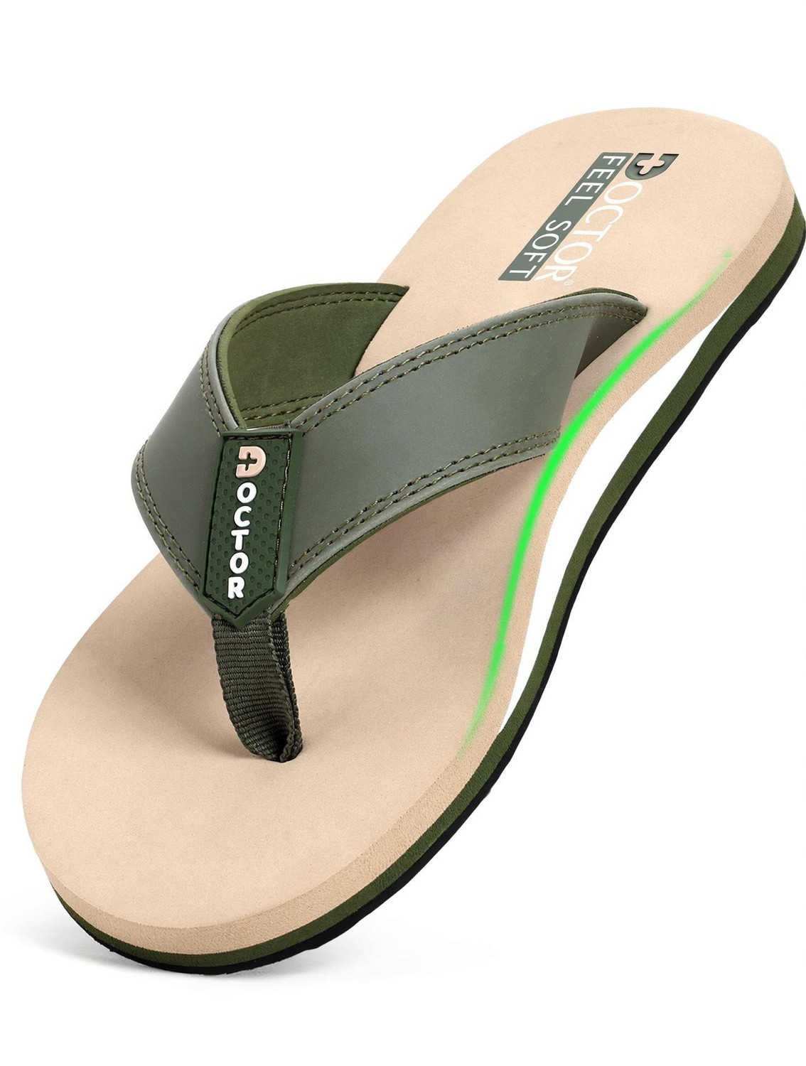 Image of Abros Men Slippers (Black , 6)