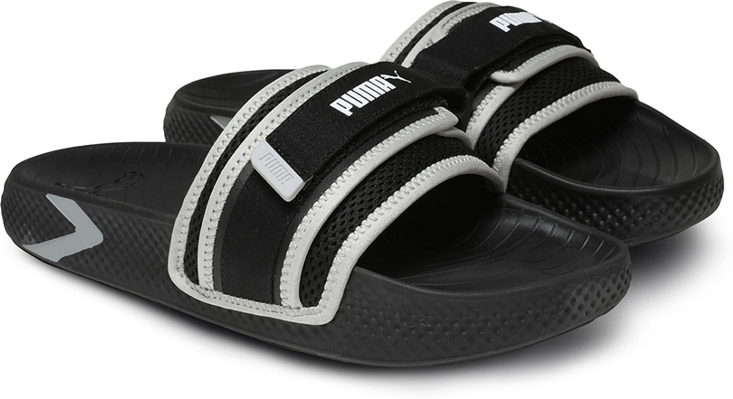 PUMA Men Black Slides - Image 6