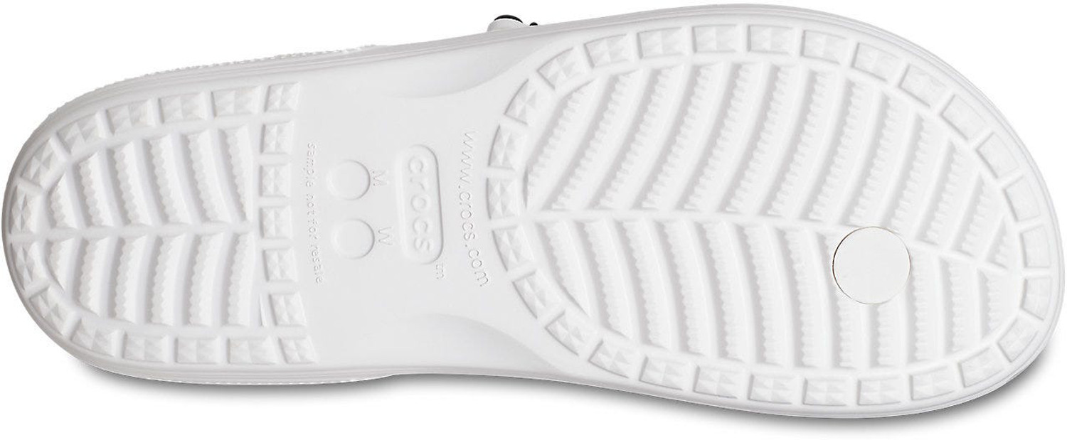 Image of CROCS Classic Unisex Flip Flops (White , 2 UK /India)