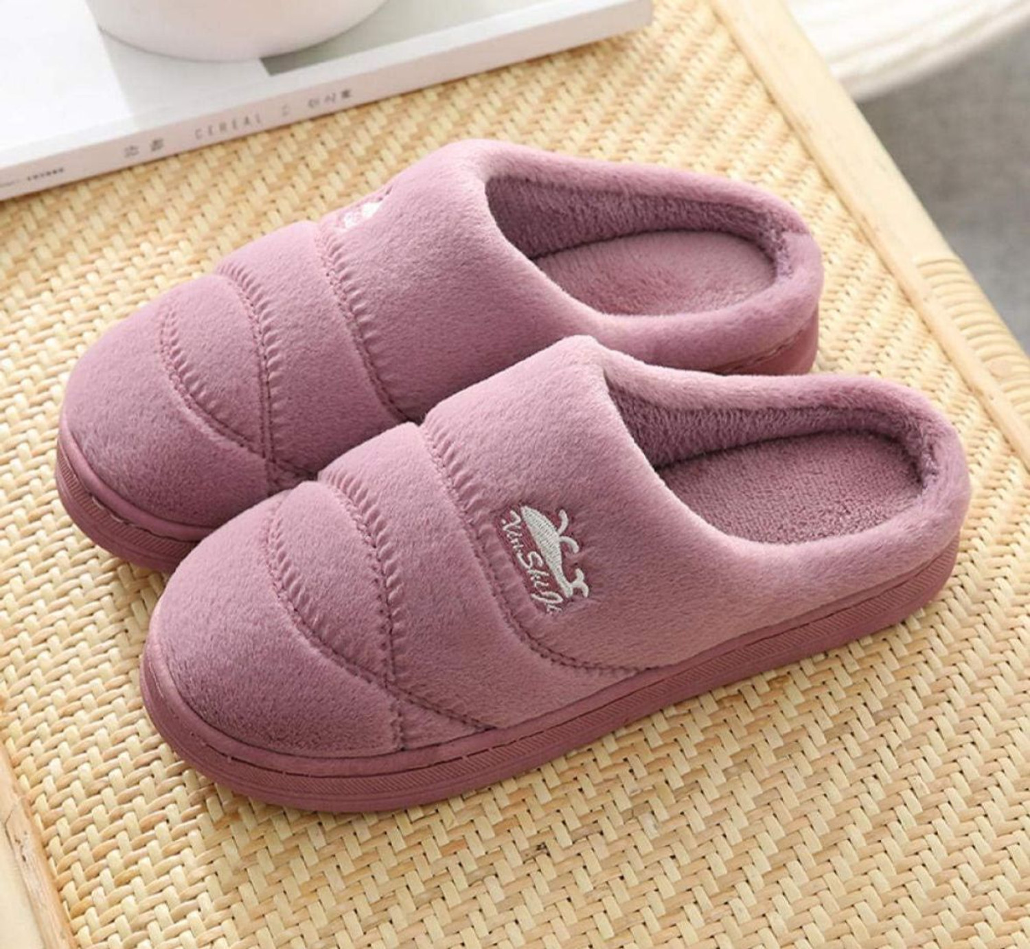 Image of shoptegic Women Slippers (Purple , 5)