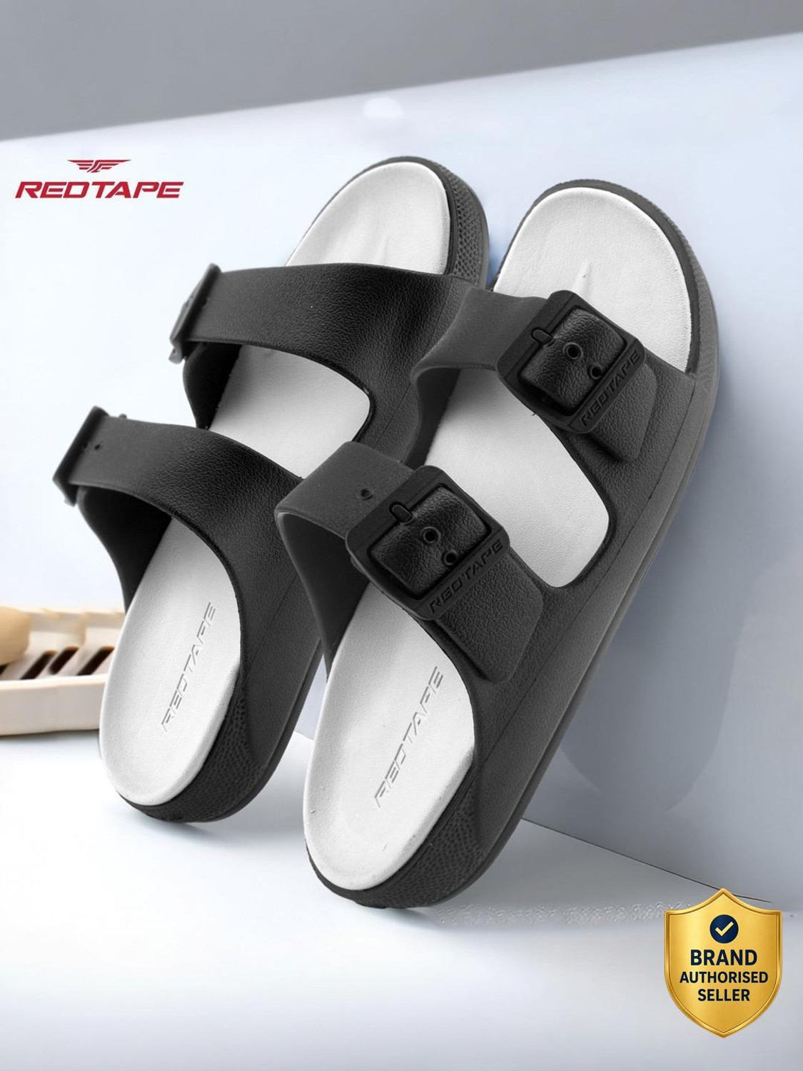 Image of RED TAPE Men Clogs Sandal (White , 11)