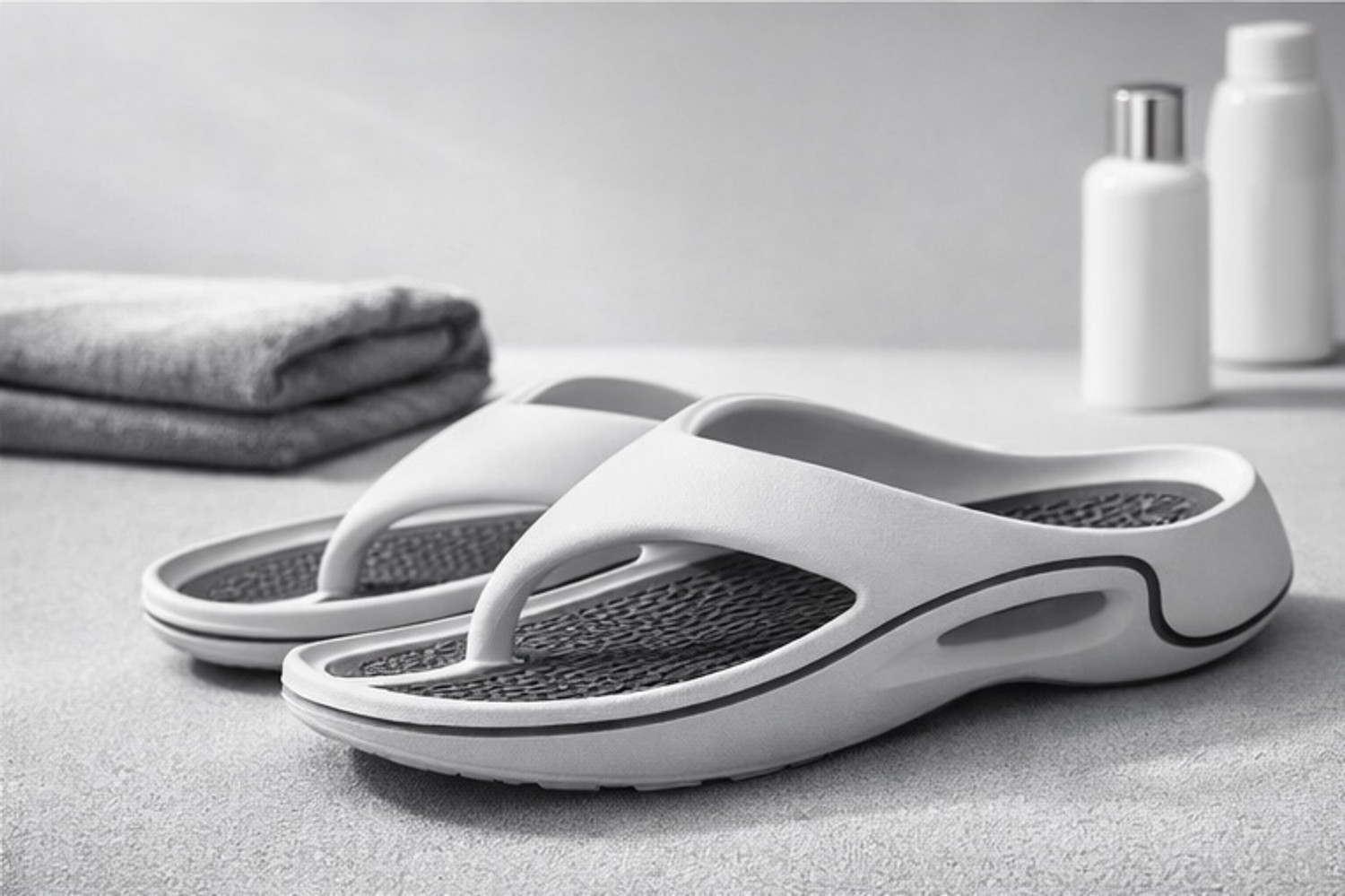 Image of CROCS Bayaband Slide Men Flip Flops (Grey , 4)