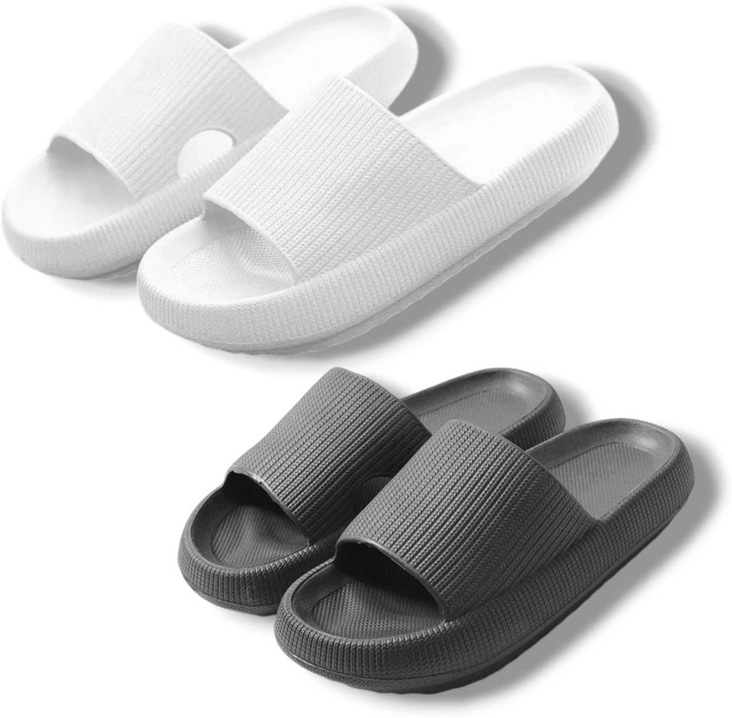 Image of Dee Rook Men Slides (Grey , 8)