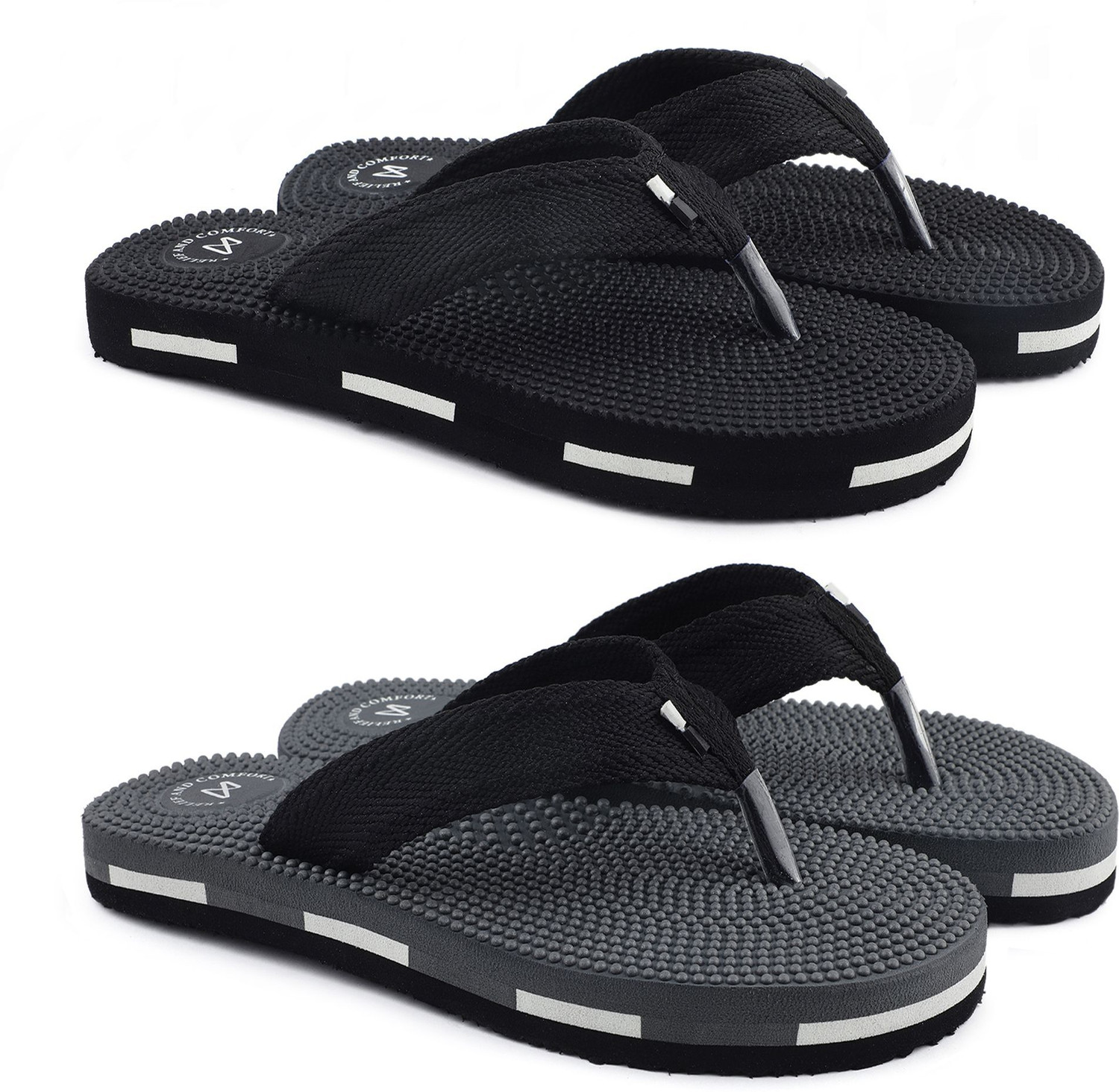 Image of EVOK Men Slippers (Grey , 10)