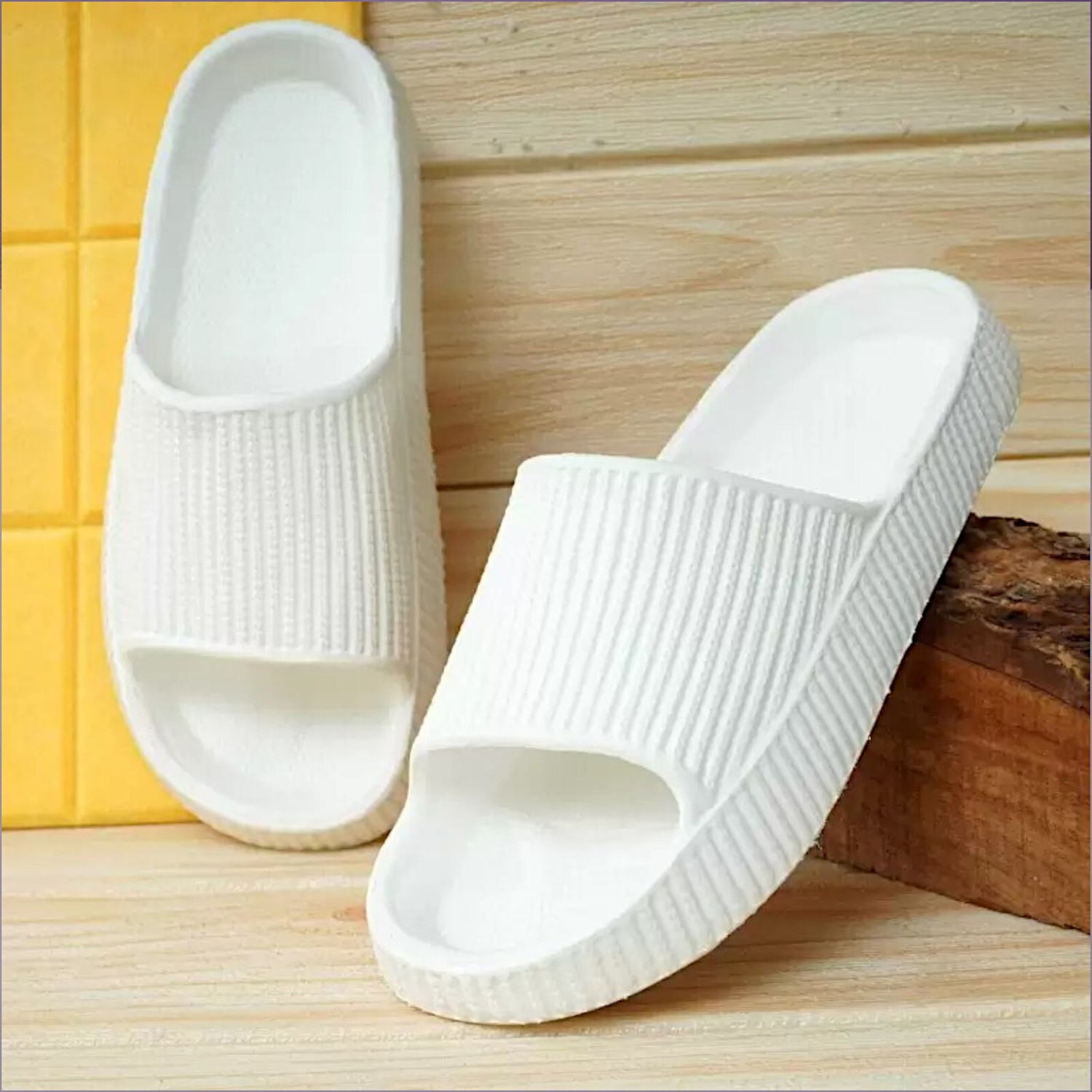 Image of Deals4you Boys & Girls Slip On Slipper Flip Flop (Beige , 16 Years+)