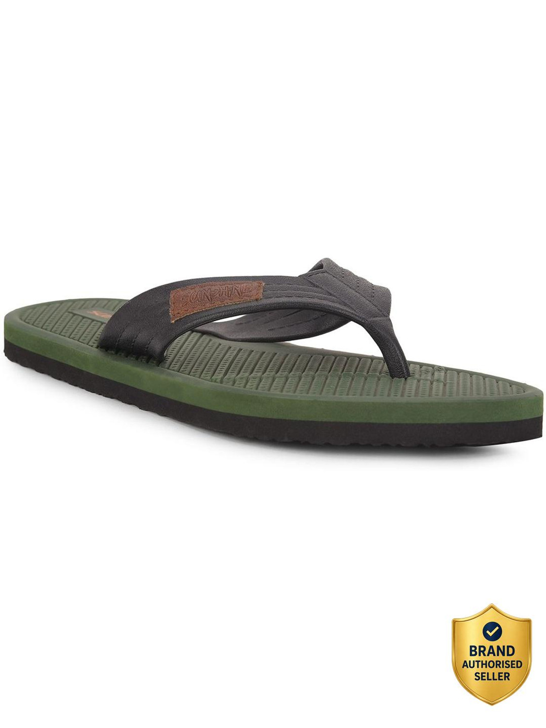Image of Bata Men Slippers (Green , 6)