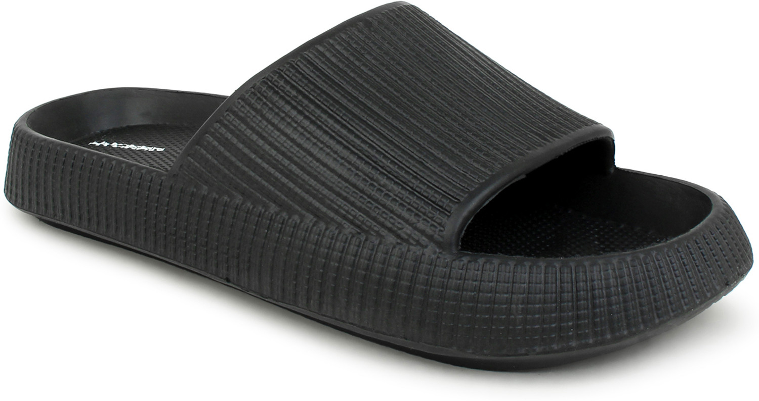 Image of Dee Rook Men Slides (Black , 10)