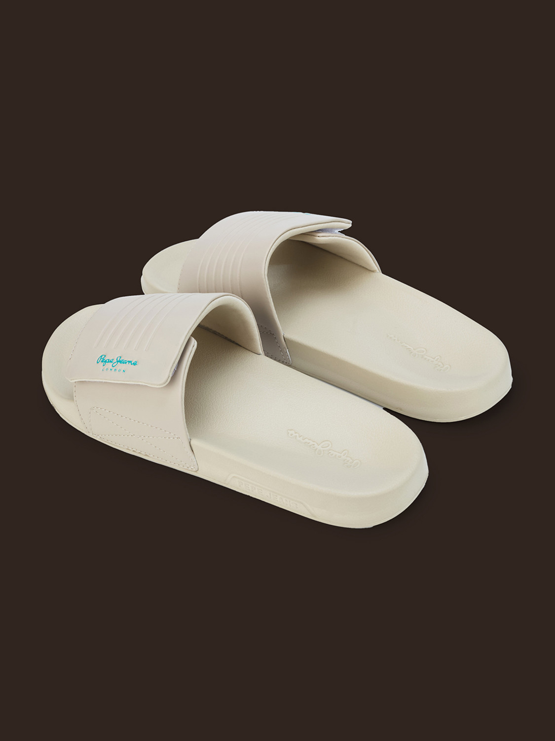 Image of JACK & JONES Men Slides (Green , 7)