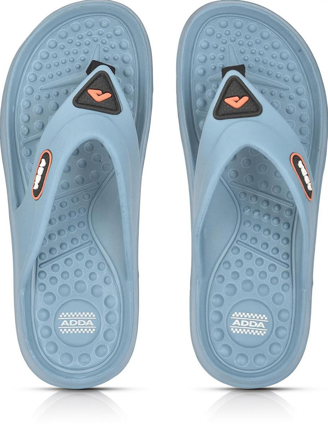 Image of ZIPPERS Men Flip Flops (Black , 10)