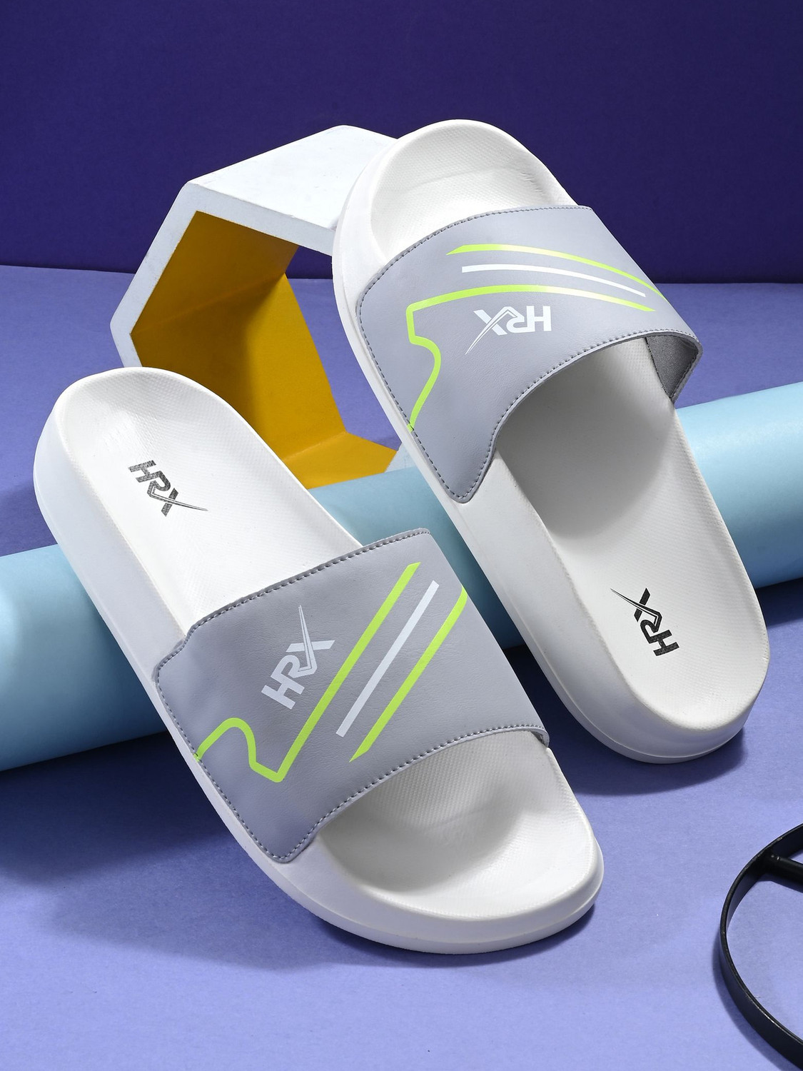 Image of RED TAPE Men Slides (Off White , 6)