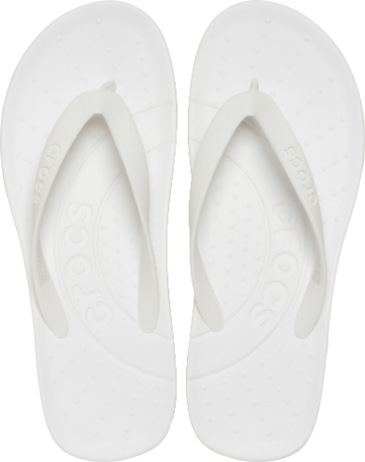 Image of CROCS Classic Unisex Flip Flops (White , 2 UK /India)