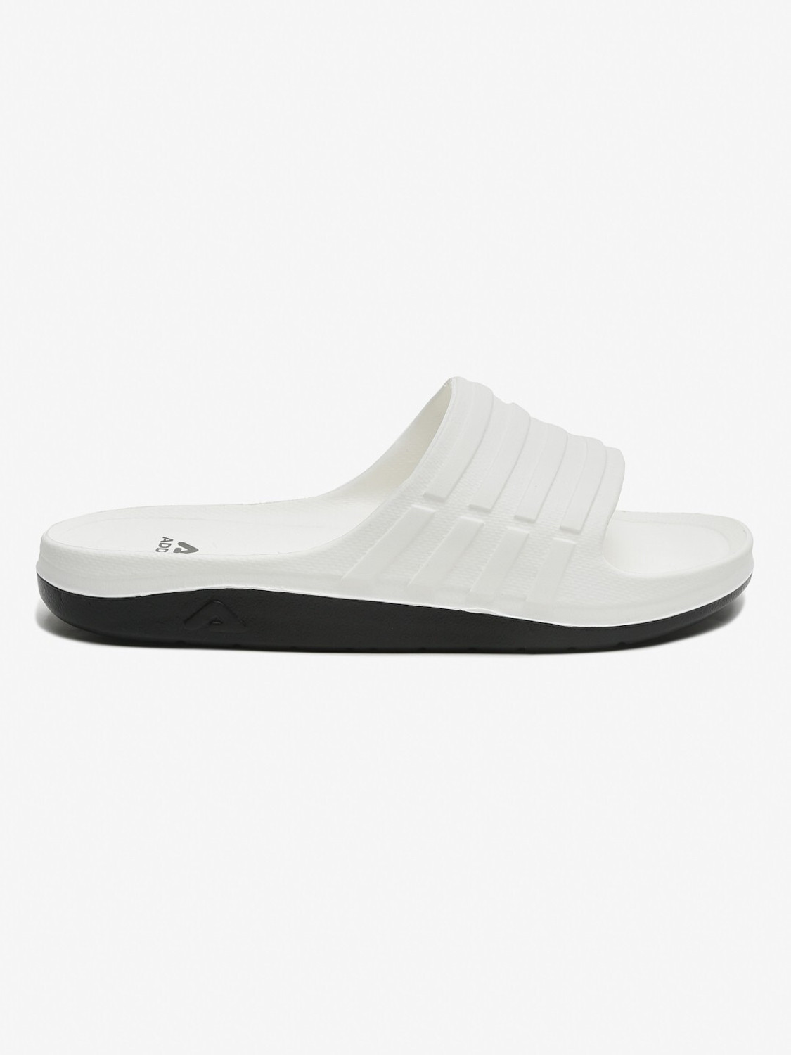 Image of Adda Men Slides (White, Black , 7)