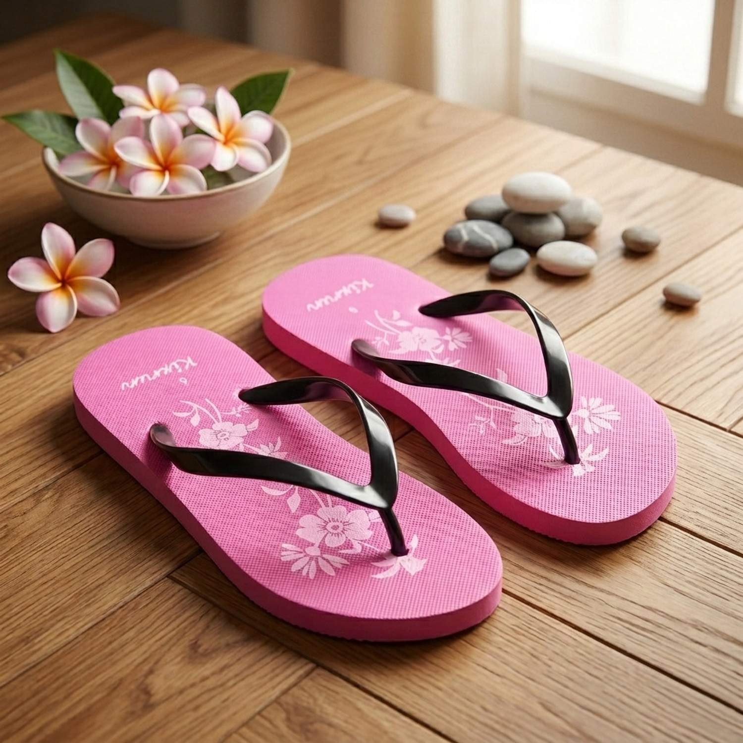 Image of Footspring Women Slippers (Pink , 5)