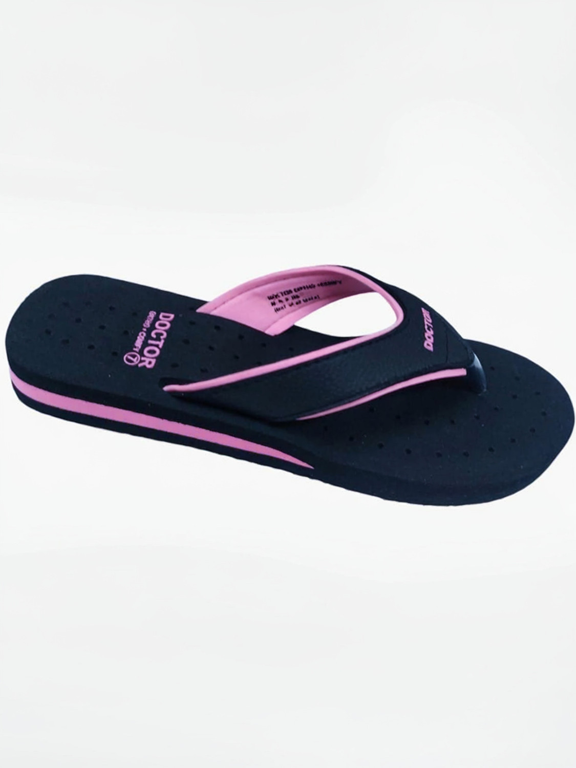 Image of FORVELA Doctor Ortho Soft Diabetic Orthopaedic Pregnancy Home Women Flip Flops (Red , 8)