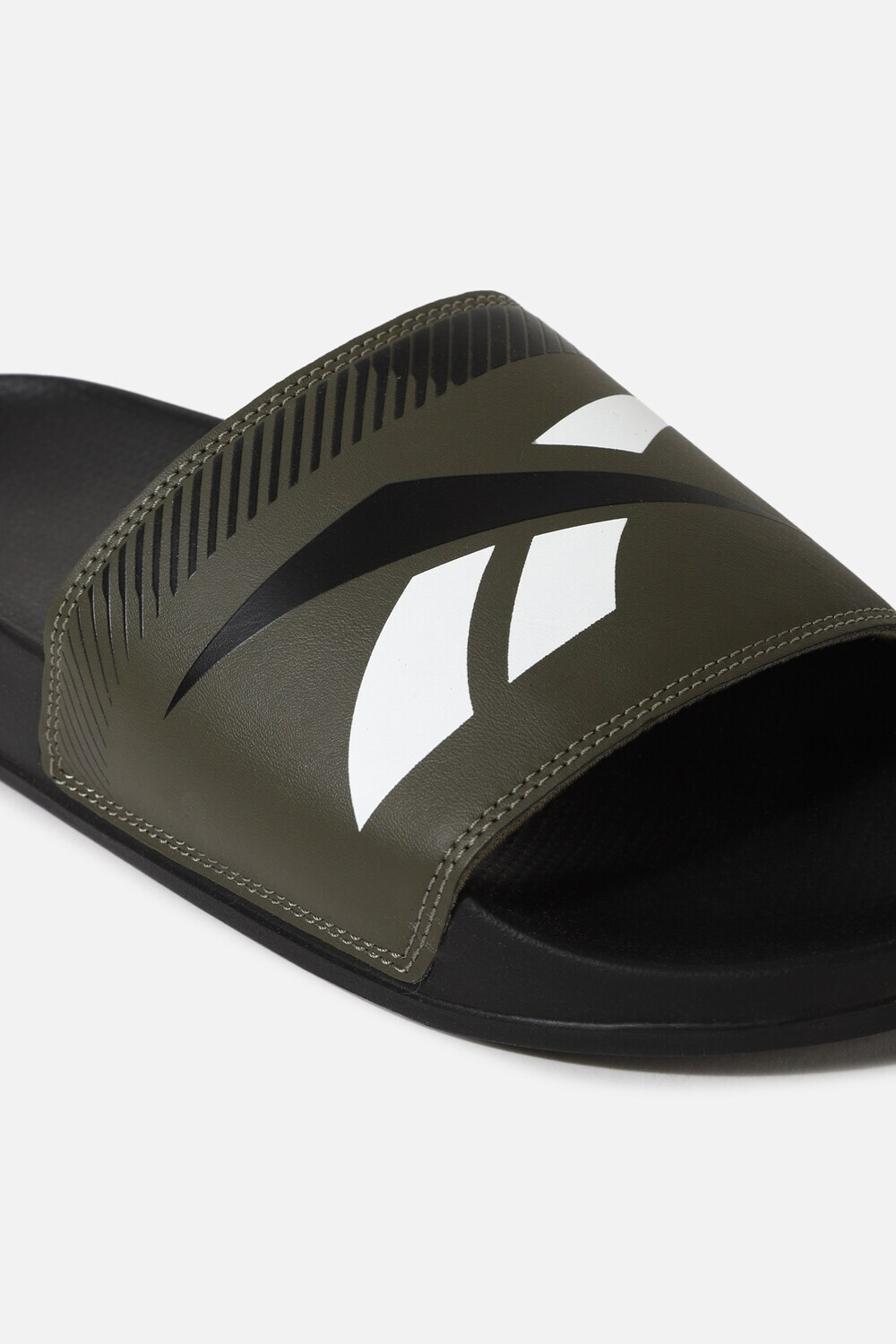 Image of REEBOK Men Slides (Green , 4)