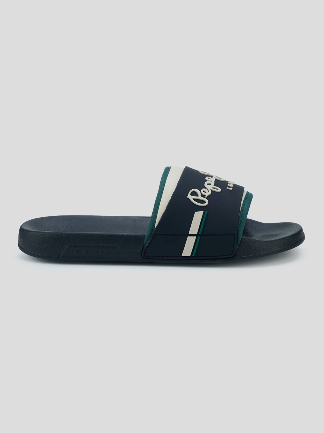 Image of JACK & JONES Men Slides (Blue , 10)