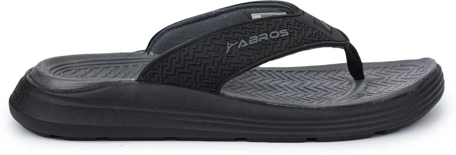 Image of Abros Men Slippers (Black , 6)