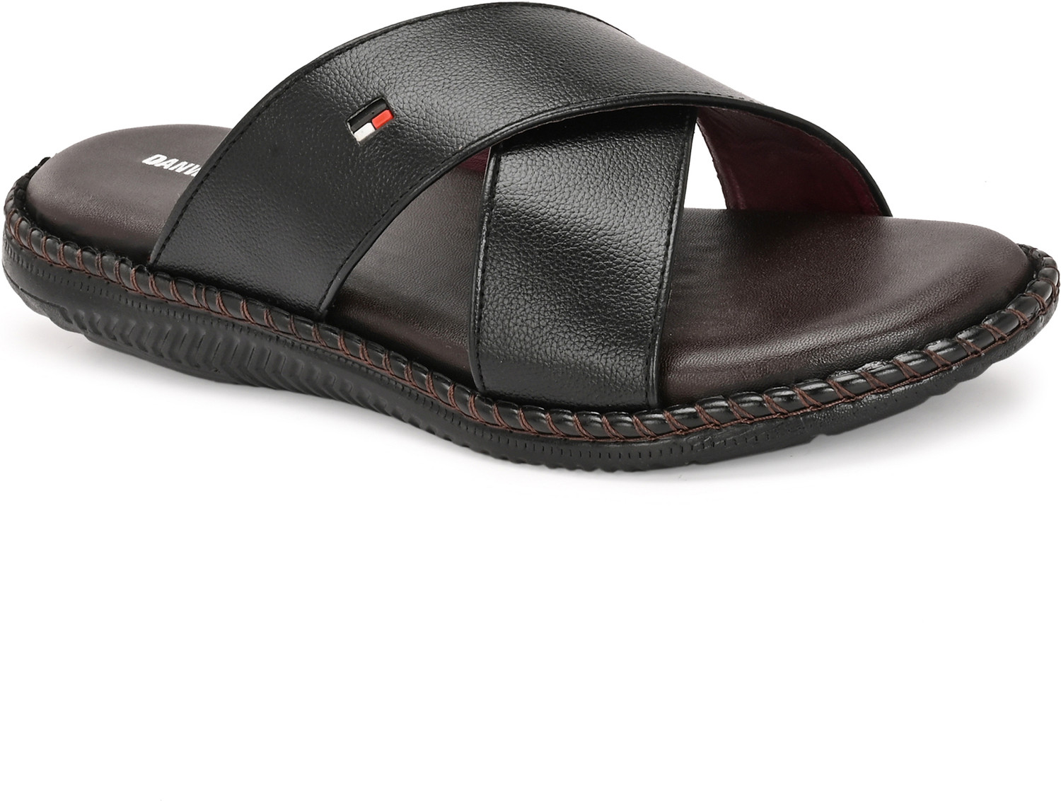 Image of OWN PASKO Men Flip Flops (Black , 9)