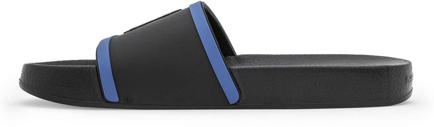 Image of RED TAPE Men Slides (Black, Blue , 6)