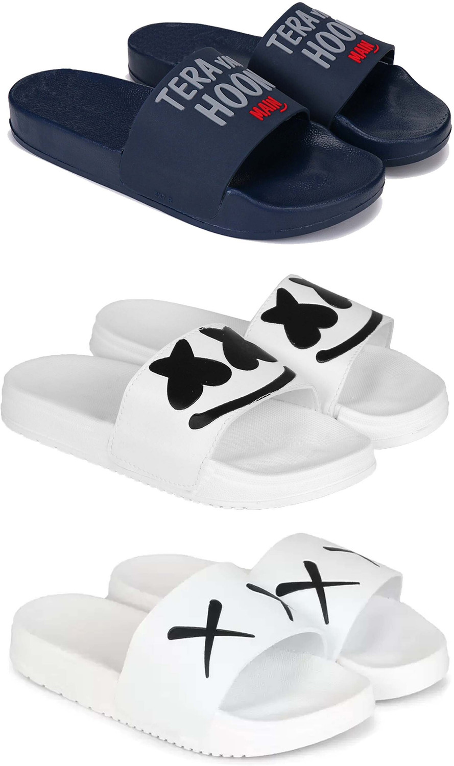 Image of BIRKENSTOCK Men Slides (Black , 10)