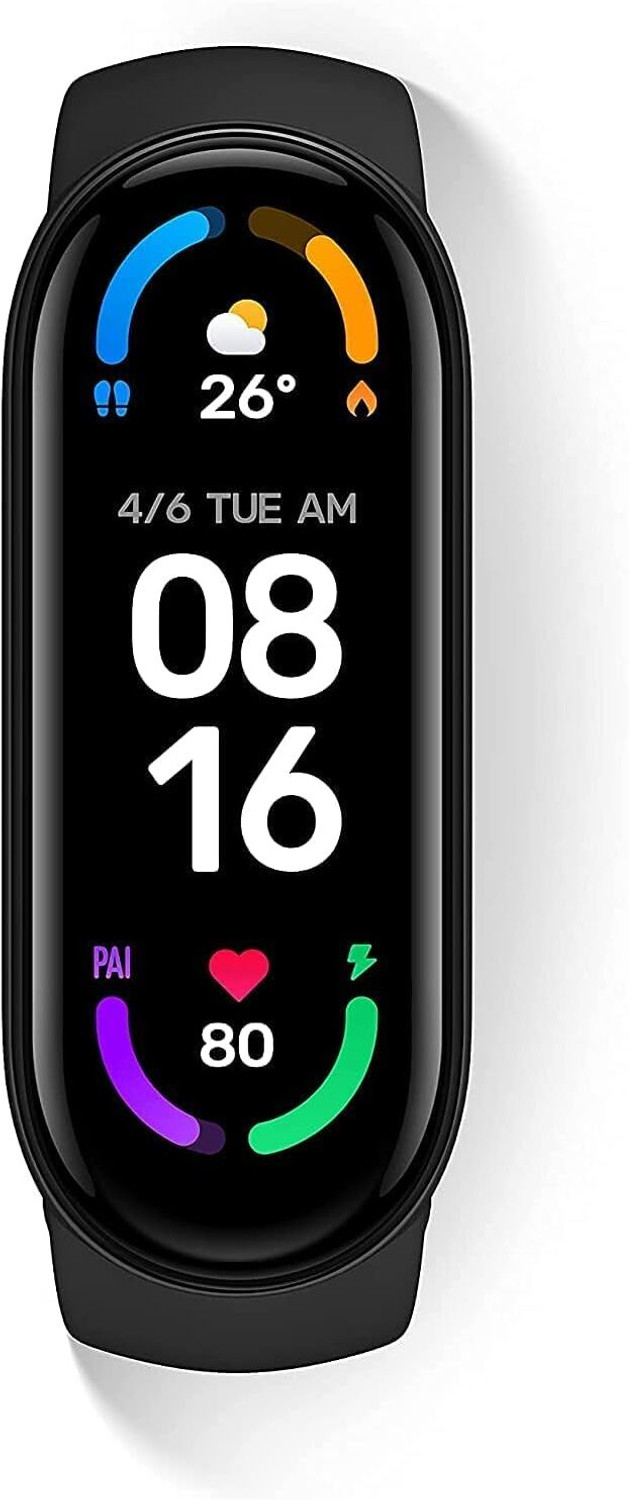 Image of Maxelon MaxFit2.0 Smart AI Fitness Band,175+Sports Mode, Subscription Free, Black (Black & Grey Strap, Size : standrad)
