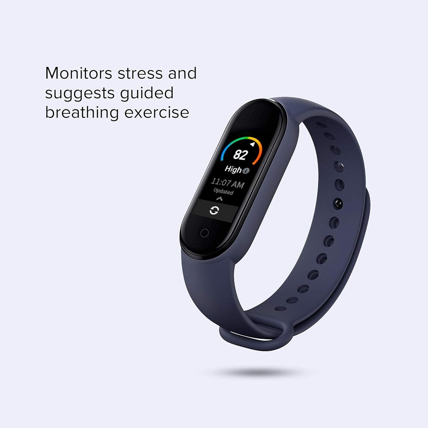 Image of Mi Smart Band 5 - India's No. 1 Fitness Band (Black Strap, Size : Free)