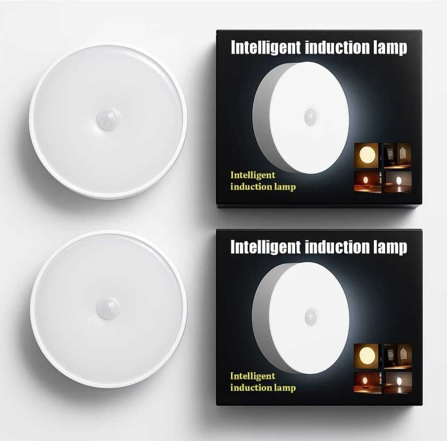 SAASO Cool White Body Induction Sensor LED Night Light - Image 1