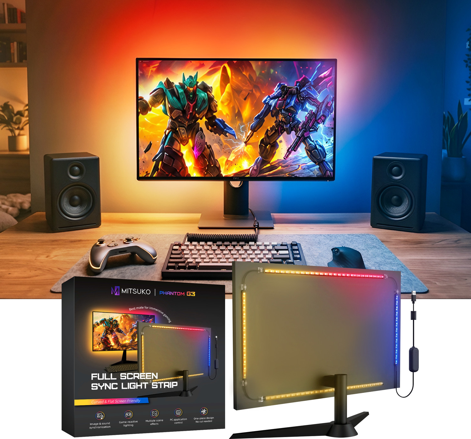 Mitsuko Phantom G3 Monitor Backlight LED Strip - Image 6