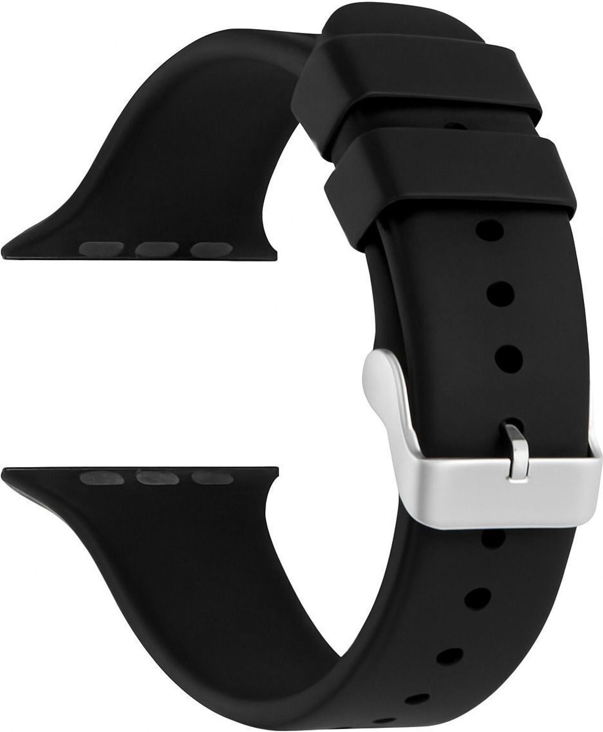 NECESORIES 5 cm Steel Buckle Silicone Strap for iWatch Series 44mm/45mm/46mm(series10-11)/49mm Smart Watch Strap Price in India - Buy NECESORIES 5 cm Steel Buckle Silicone Strap for iWatch Series 44mm/45mm/46mm(series10-11)/49mm Smart Watch Strap online at Flipkart.com
