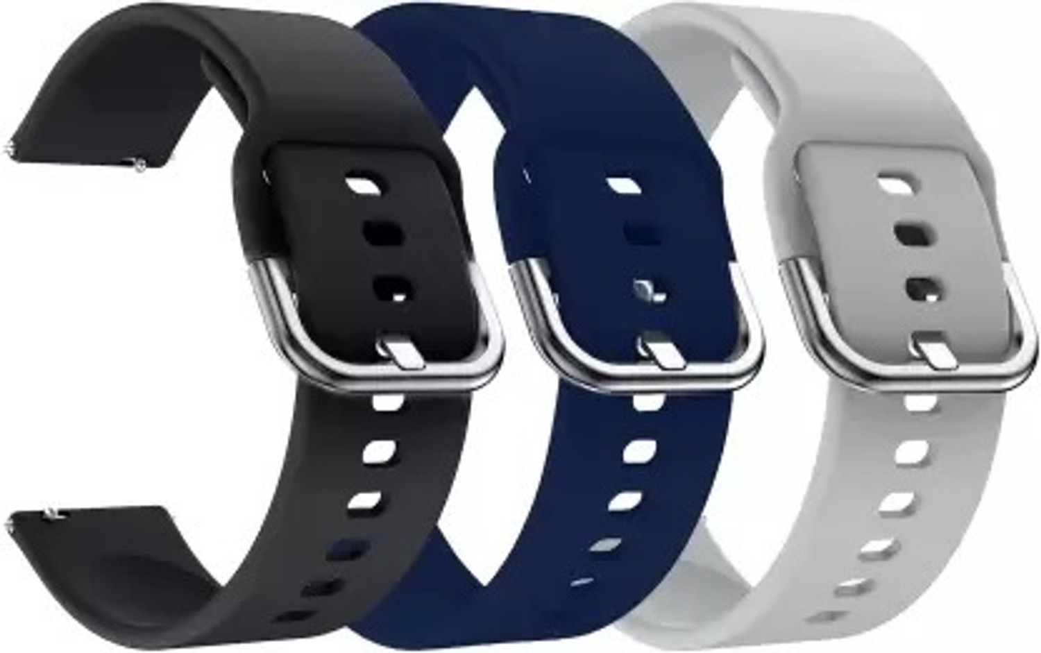 Cheetah 1.5 cm 19 MM Stap Silicon Pack of 3 With Metal Buckle for Noise ColorFit Pro 2 Oxy Boat Strom Smart Watch Strap Price in India - Buy Cheetah 1.5 cm 19 MM Stap Silicon Pack of 3 With Metal Buckle for Noise ColorFit Pro 2 Oxy Boat Strom Smart Watch Strap online at Flipkart.com