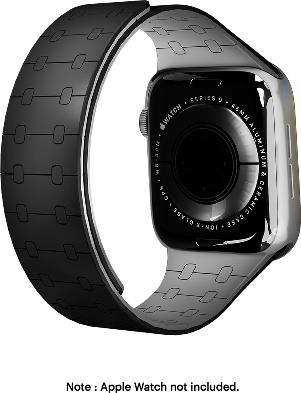 DailyObjects 13 cm Black Lightweight Velour Snap On Smartwatch Wrist Band/Straps | Compatible With Apple Watchbands (38/40/41mm) | High Strength Silicone With Water Resistant Material | Magnetic Closure | Adjustable Strap For Apple Ultra iWatch Series SE 9 8 7 6 5 4 3 2 1 Smart Watch Strap Price in India - Buy DailyObjects 13 cm Black Lightweight Velour Snap On Smartwatch Wrist Band/Straps | Compatible With Apple Watchbands (38/40/41mm) | High Strength Silicone With Water Resistant Material | Magnetic Closure | Adjustable Strap For Apple Ultra iWatch Series SE 9 8 7 6 5 4 3 2 1 Smart Watch Strap online at Flipkart.com