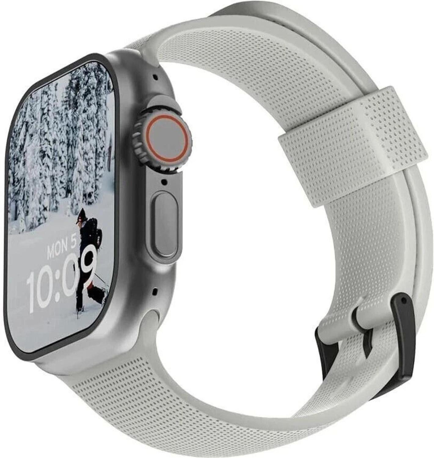 Image of Urban Armor Gear UAG Replacement Watch Strap, DOT V2 Strap /Watch Band Designed for Apple Watch (49mm / 45mm / 44mm / 46mm) (Series 4 /5 /6 /7 /8 /SE /2 /Ultra /2) Smart Watch Strap (Grey)
