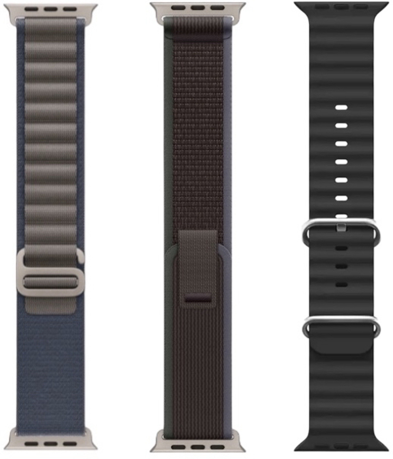Image of Urban Armor Gear UAG Replacement Watch Strap, DOT V2 Strap /Watch Band Designed for Apple Watch (49mm / 45mm / 44mm / 46mm) (Series 4 /5 /6 /7 /8 /SE /2 /Ultra /2) Smart Watch Strap (Grey)